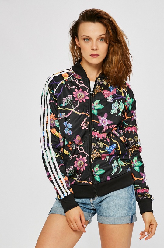 adidas Originals - Суичър DT8284 без качулка черен DT8284