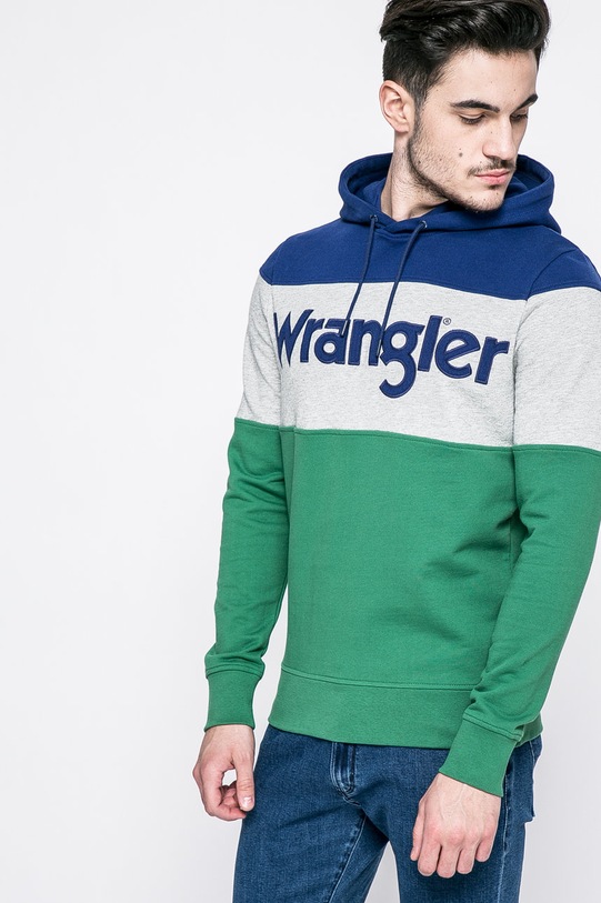 Wrangler - Суичър Amazon Green зелен W6550HPUX