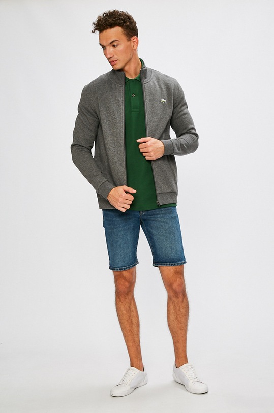 Lacoste - Mikina SH7616 sivá SS20