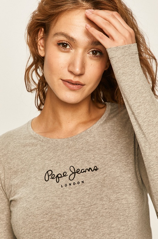 Pepe Jeans - Bluzka New Virginia szary PL502755