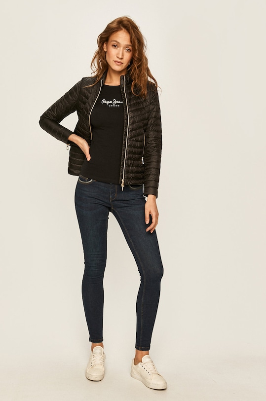 Pepe Jeans - Bluzka New Virginia PL502755 czarny AA00