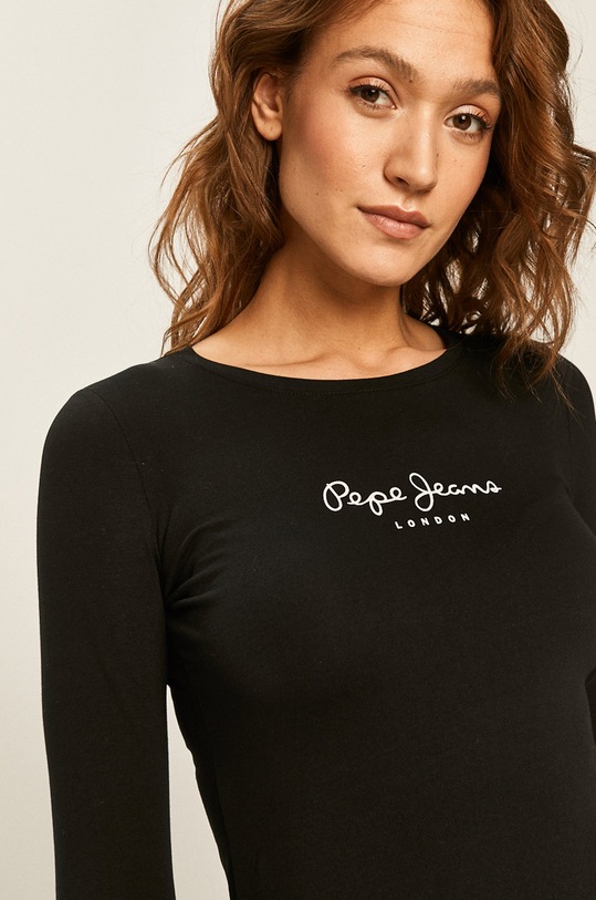 Pepe Jeans - Bluzka New Virginia czarny PL502755