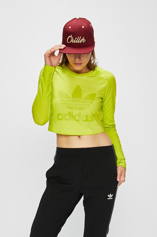 adidas Originals - Блуза DU8501 зелен DU8501