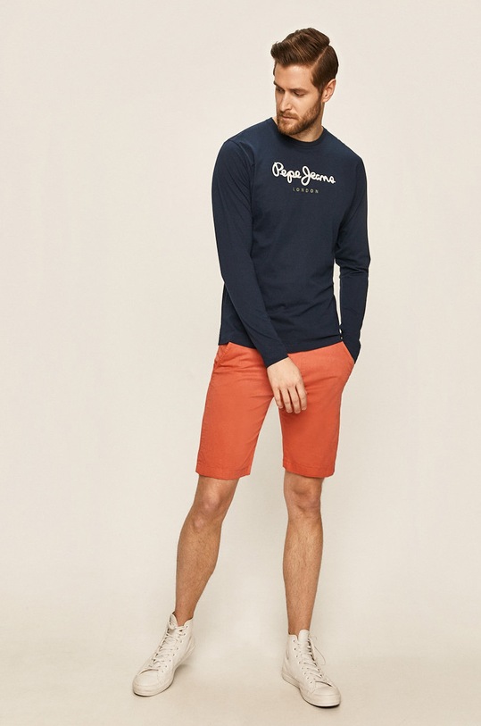 Pepe Jeans - Longsleeve Eggo PM501321.. granatowy AA00