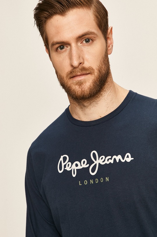 Pepe Jeans - Longsleeve Eggo granatowy PM501321..