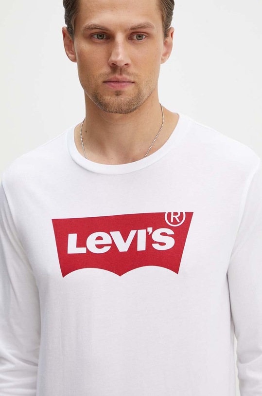 Levi's - Pánske tričko s dlhým rukávom biela 36015.0010