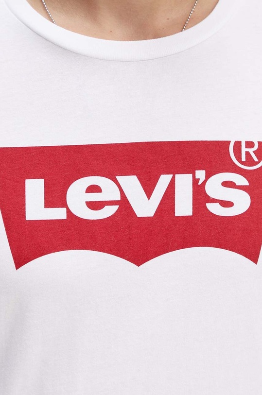Levi's - Pánske tričko s dlhým rukávom 36015.0010 biela