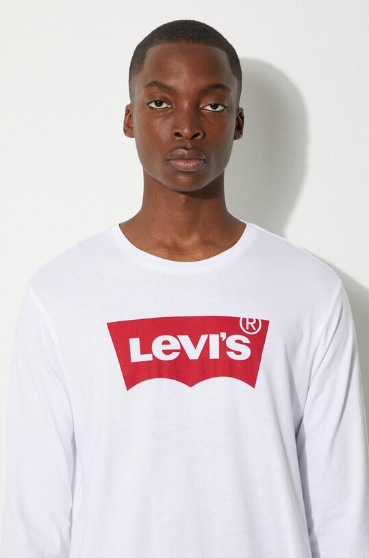 Tričko s dlouhým rukávem Levi's 36015.0010 bílá