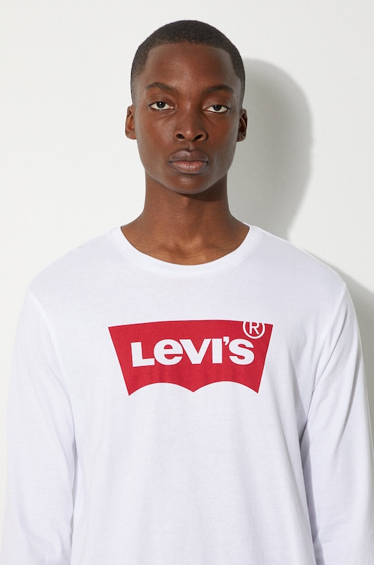 Levi's camicia a maniche lunghe 36015.0010 bianco