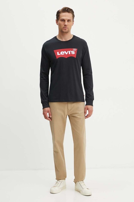 Levi's - Longsleeve 36015.0013 czarny SS22