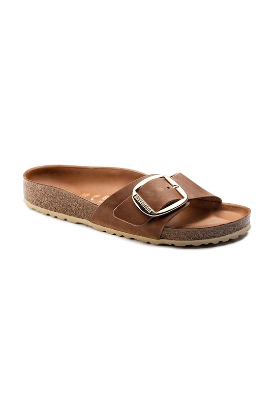 Birkenstock - Παντόφλες Madrid Big Buckle 1006525 καφέ SS23