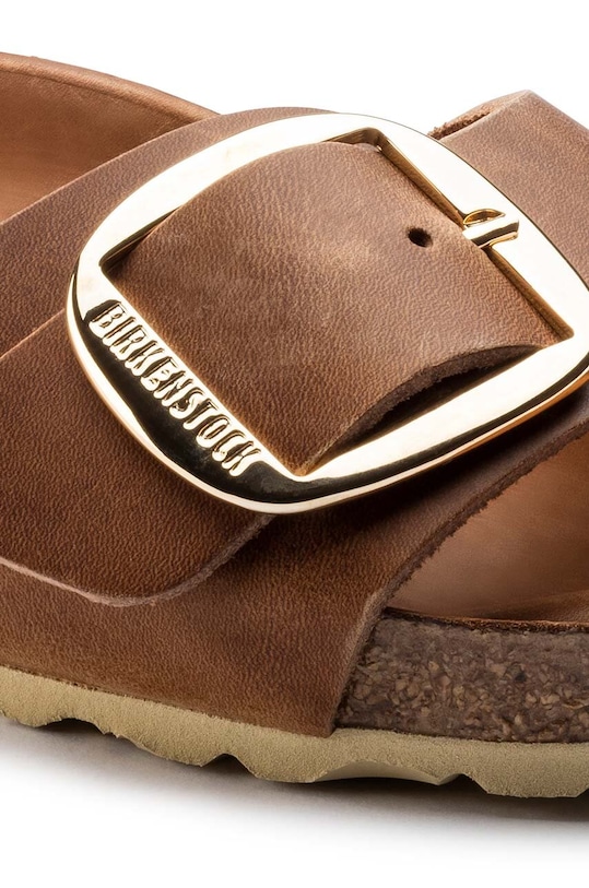 Παπούτσια Birkenstock - Παντόφλες Madrid Big Buckle 1006525 καφέ