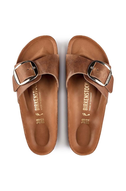 Birkenstock - Παντόφλες Madrid Big Buckle 1006525 καφέ