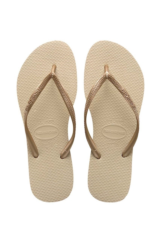Žabky Havaianas SLIM plochý zlatá 4000030.2719P