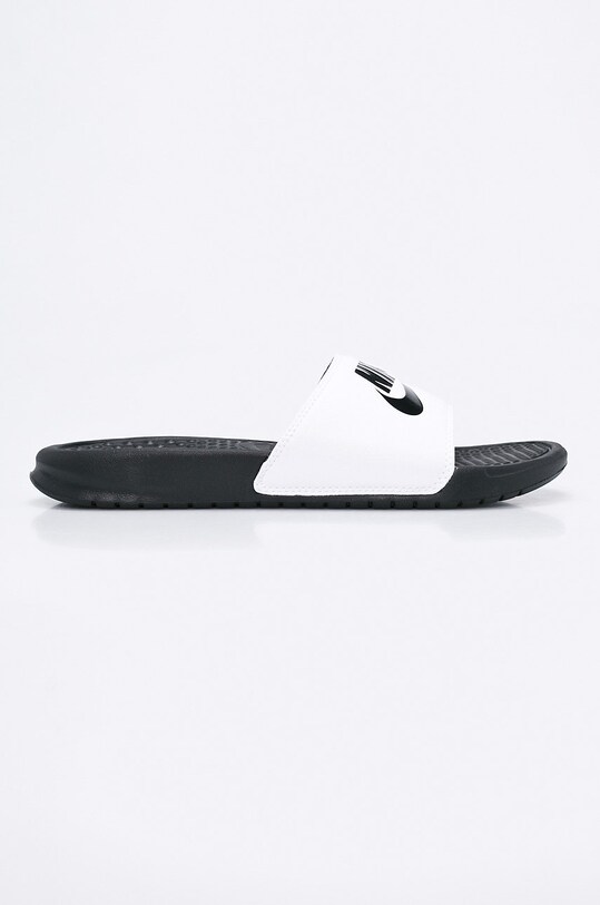 Nike Sportswear - Klapki Benassi Just Do It biały 343880.100