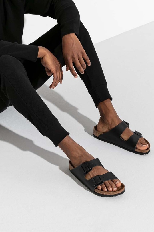 Birkenstock klapki skórzane Arizona 51191