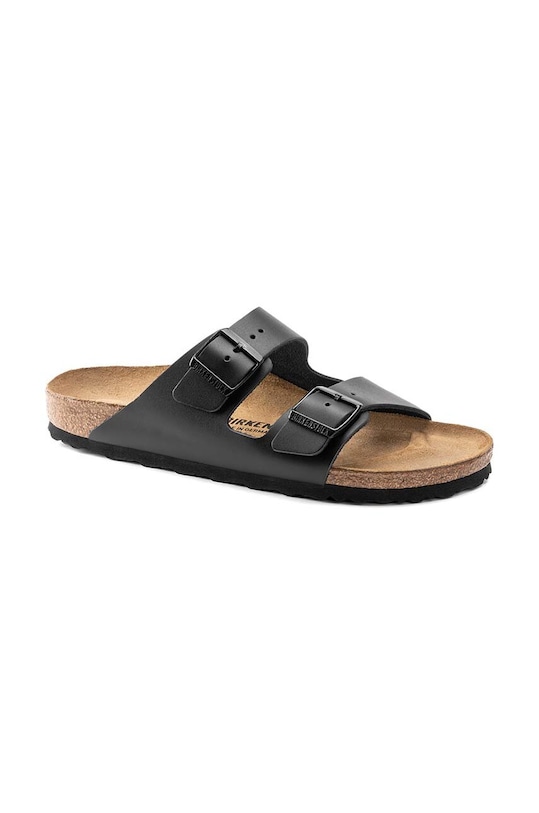 Birkenstock klapki skórzane Arizona 51191 czarny AA00
