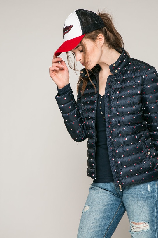Tommy Hilfiger - Пухено яке WW0WW19298. преходна изолация тъмносин WW0WW19298.