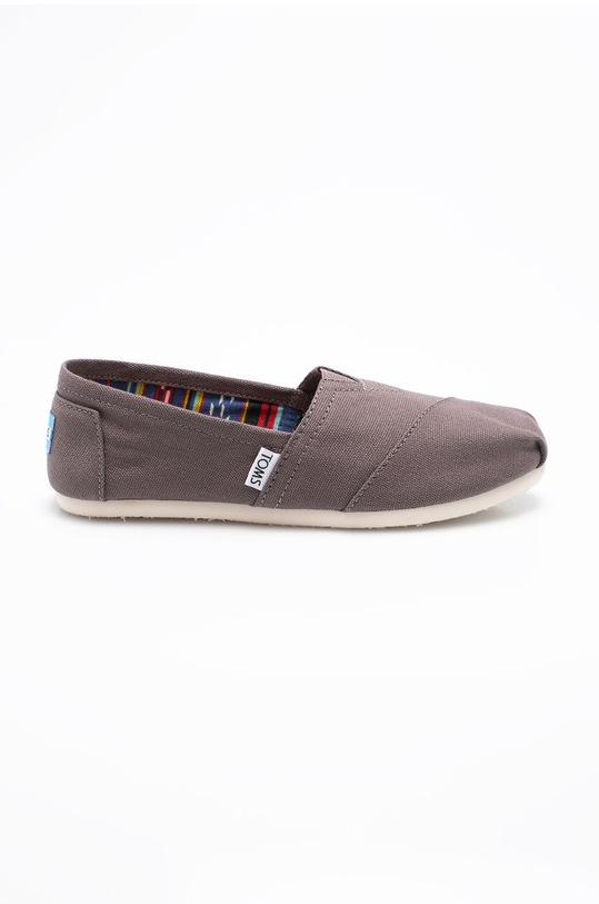 Toms - Espadryle tekstylny brązowy 10000871