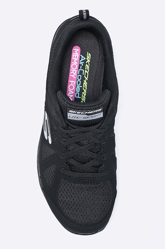 Skechers - Topánky 12761.BKW čierna