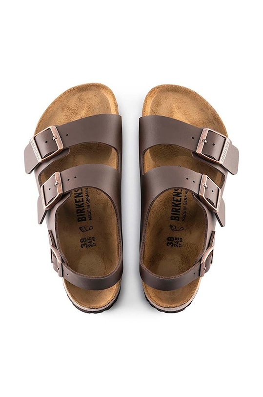 Sandály Birkenstock Milano 34701.M hnědá