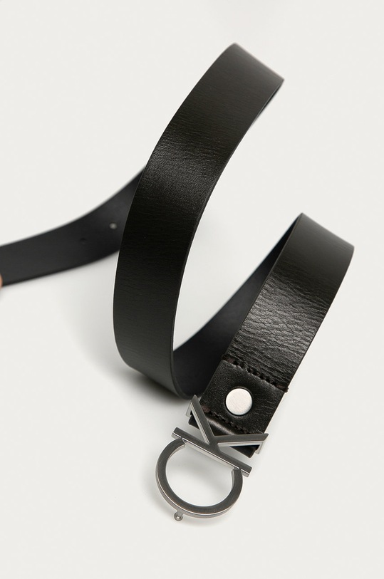 Calvin Klein Jeans pasek skórzany K60K602141 brązowy AA00