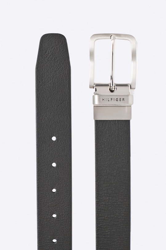 Tommy Hilfiger - Pasek skórzany dwustronny AM0AM03111 czarny AA00