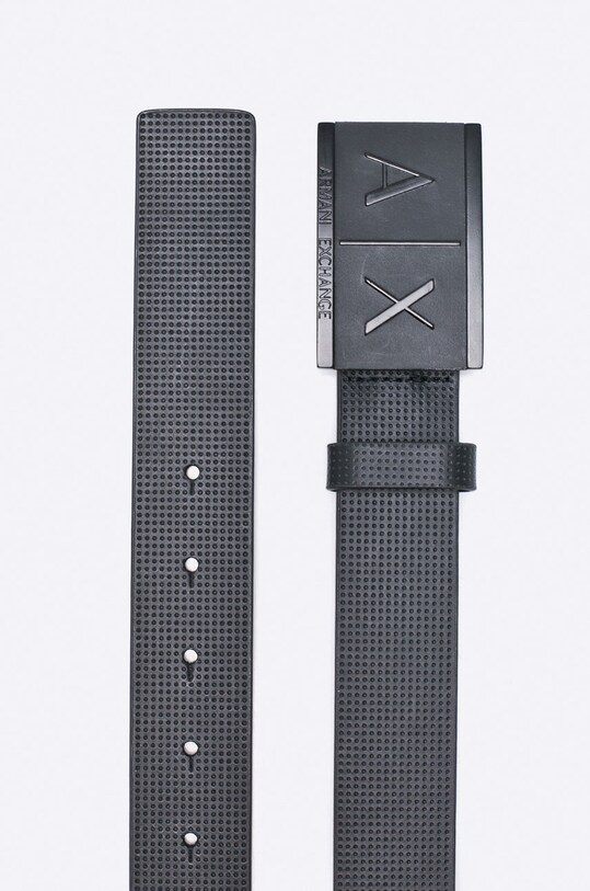 Armani Exchange - Kožený opasok 951019.CC507 čierna AA00