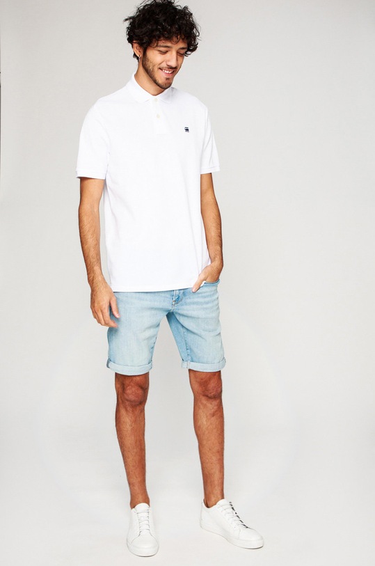 G-Star - Pánske polo tričko D08513.5864.110 biela SS18