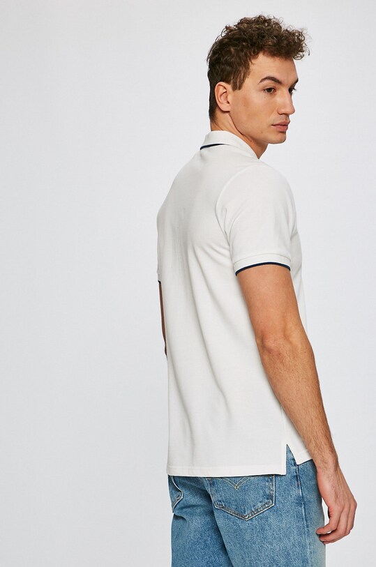 Îmbrăcăminte Bench - Tricou Polo BLMG002152 alb