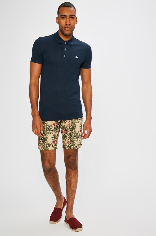 Lacoste - Pánske polo tričko PH4014 tmavomodrá AA00