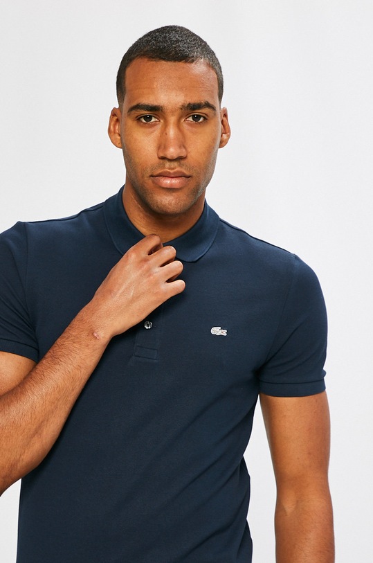 Lacoste - Pánske polo tričko tmavomodrá PH4014
