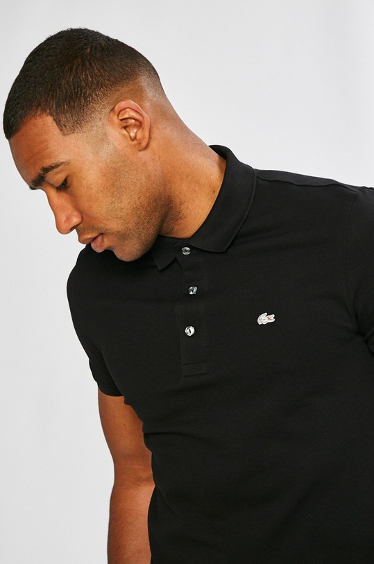 Polo tričko Lacoste černá PH4014