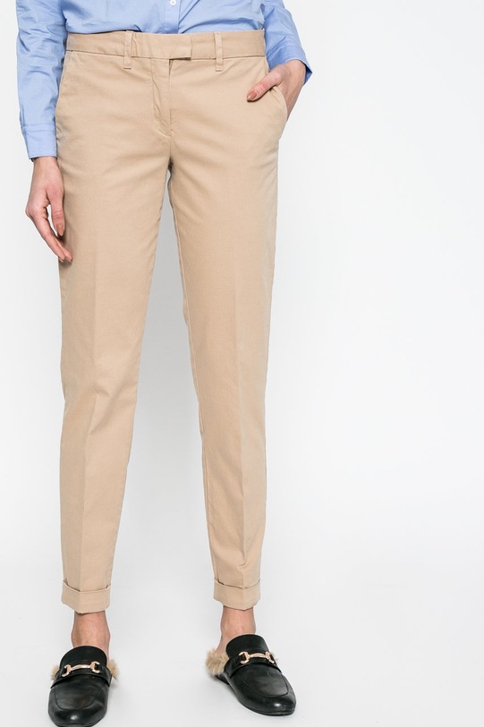 Tommy Hilfiger - Nohavice Marin béžová WW0WW20489