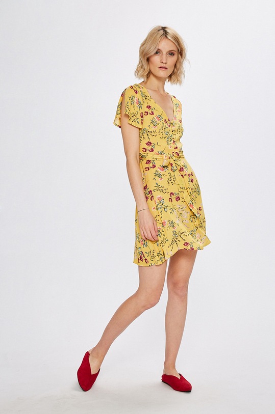 Tally Weijl - Šaty SDRVILINA žltá SS18