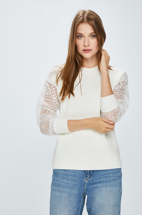 Tommy Hilfiger - Sveter Reese biela WW0WW21248