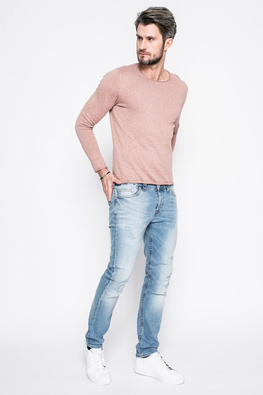 Selected Homme - Sweter 16047649 różowy AA00