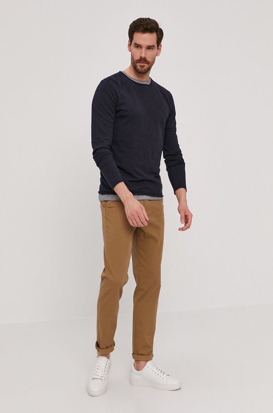 Selected Homme - Sweter 16047649 granatowy AA00