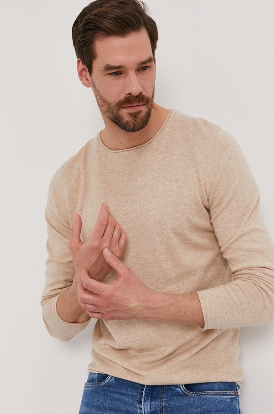 Selected Homme - Sweter pozostałe beżowy 16047649