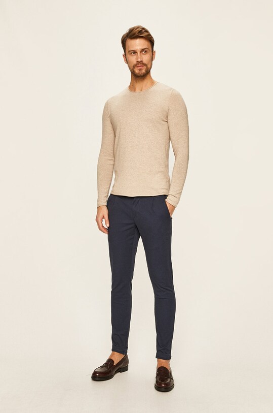 Selected Homme - Sveter 16047649 béžová AA00