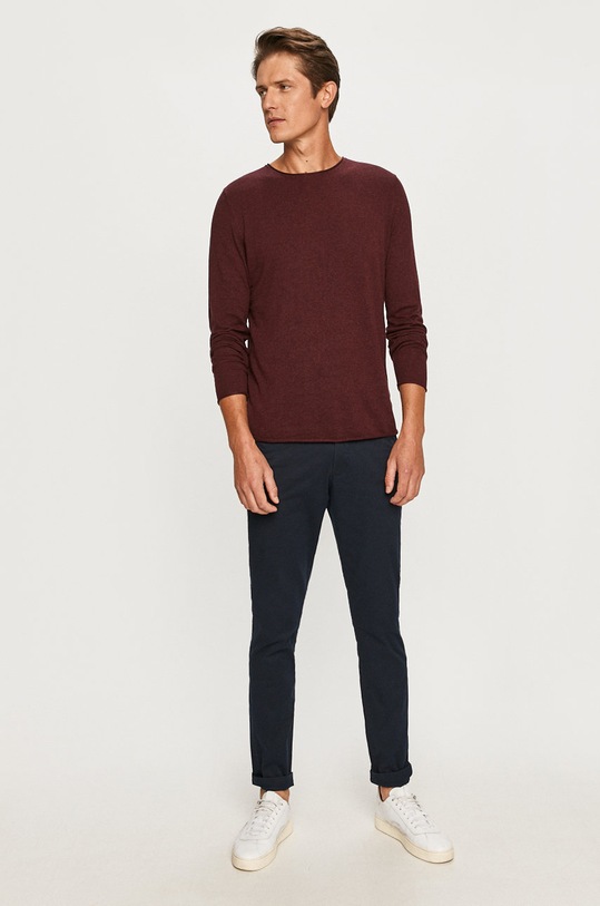 Selected Homme - Pulover 16047649 bordo AA00