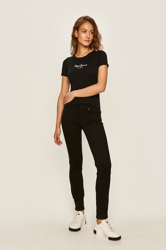 Pepe Jeans - Top New Virginia PL502711 negru AA00