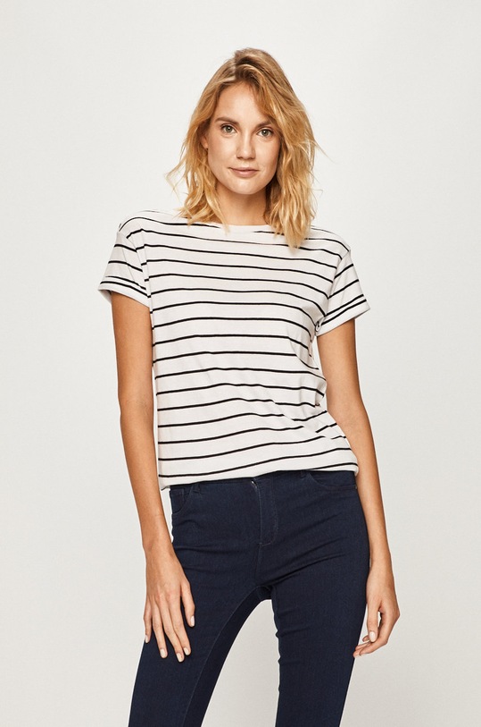 Tally Weijl - Футболка бавовна білий STSCOSONIA