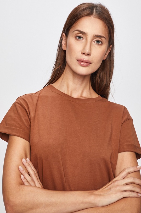 Tally Weijl - Футболка коричневий STSCOSONIA