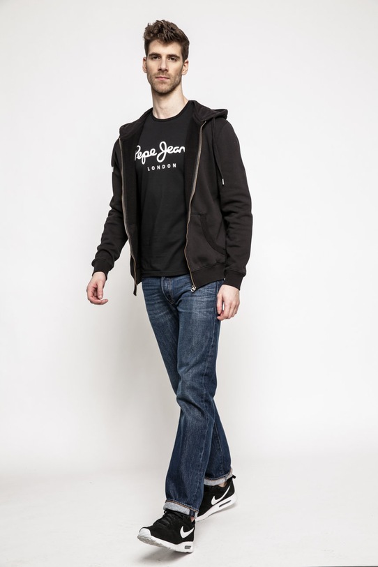 Pepe Jeans - Pánske tričko PM501594. čierna AA00