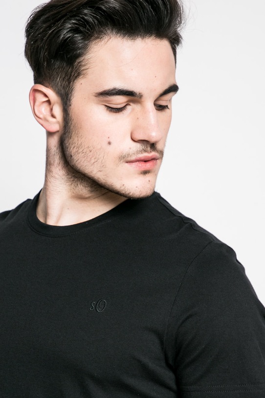 s. Oliver - Tricou (2-Pack) negru 03.899.32.2499