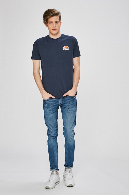 Ellesse - Pánske tričko shs04548 tmavomodrá SS18