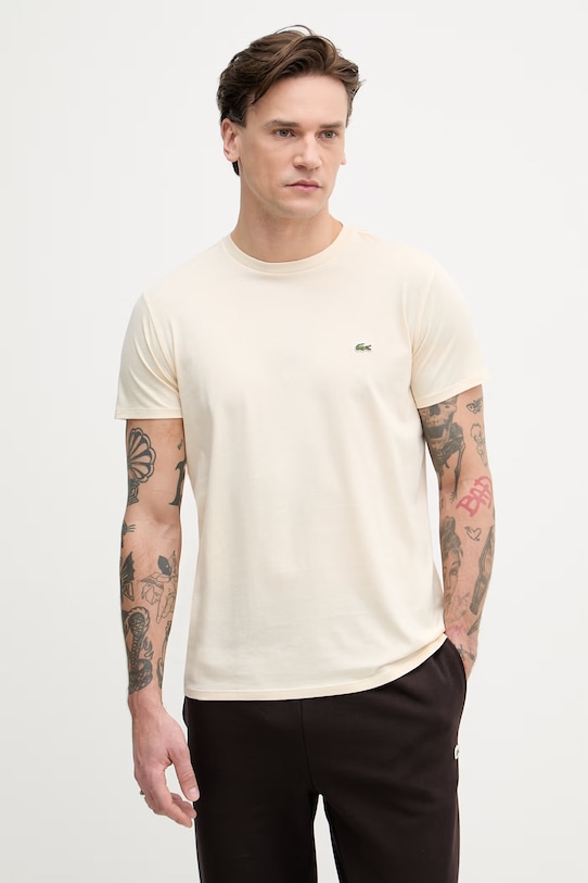 Lacoste pasek beżowy TH6709