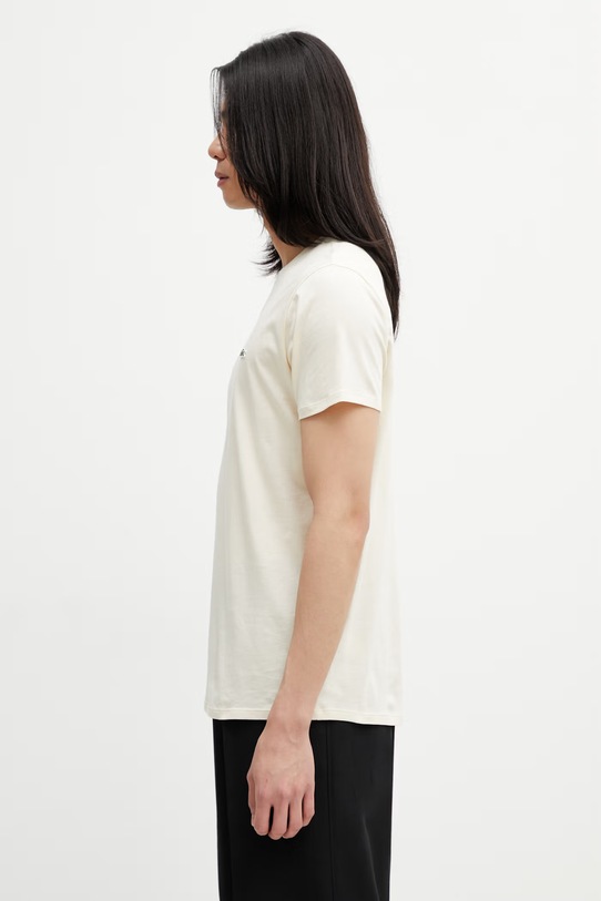 Lacoste тениска от памук мъжка TH6709 бежов SS26