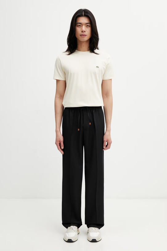 Lacoste тениска от памук мъжка TH6709 бежов